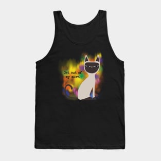 Get out of my aura Tank Top